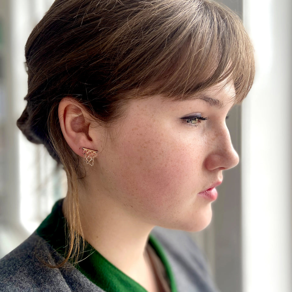 Asymmetric Measure Earrings