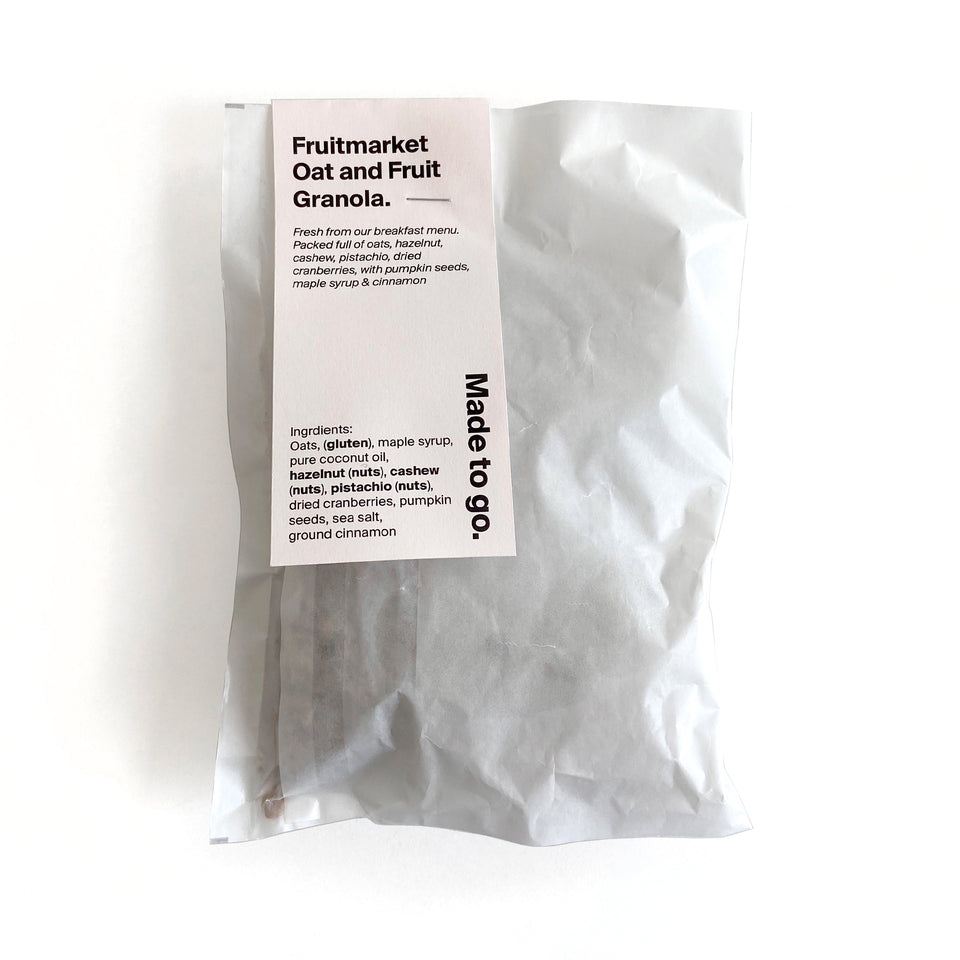 Fruitmarket Cafe Oat and Fruit Granola